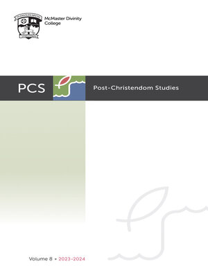 cover image of Post-Christendom Studies